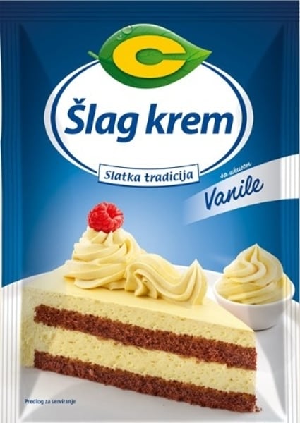 C Šlag krem vanila 58g