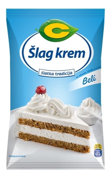 C Šlag krem beli 500g
