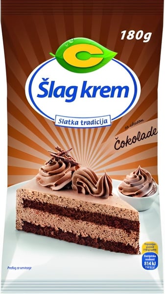 C Šlag krem čokolada 180g