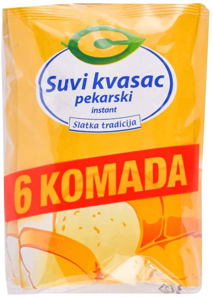 C Suvi pekarski kvasac 6x10g 6kom