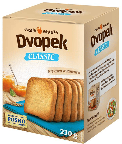 Tvojih 5 Minuta Dvopek classic 210g