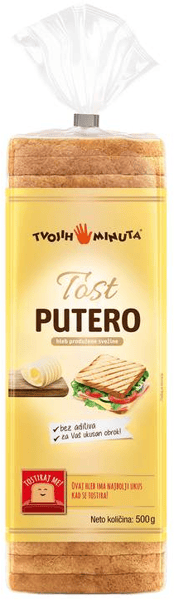 Tvojih 5 Minuta Tost hleb putero 500g
