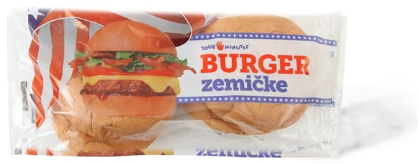 Tvojih 5 Minuta Burger zemičke 4x65g