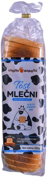 Tvojih 5 Minuta Mlečni tost hleb 500g