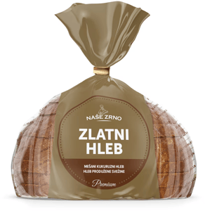 Nase Zrno Hleb Zlatni mešani kukuruzni 350g