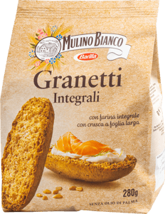 Barilla Dvopek Granetti integralni 280g