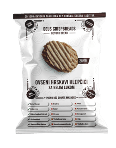 Deus Ovseni hleb sa belim lukom 150g