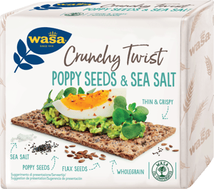 Barilla Hrskavi hleb crunchy twist mak i morska so 245g