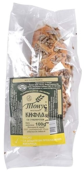 Tonus Kifla integralna sa suncokretom 100g