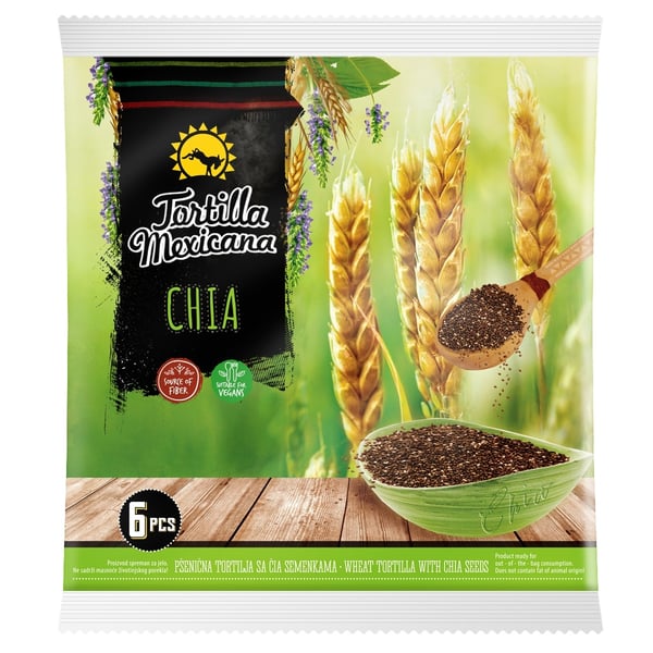 Mexicana Tortilla Chia 390g