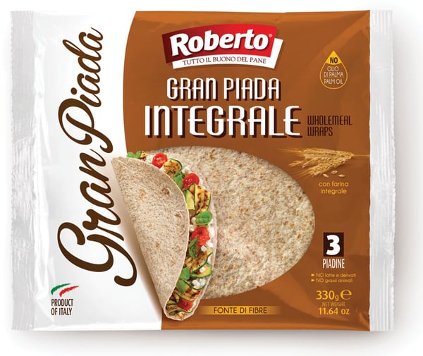 Roberto Tortilja piadina integralna 330g