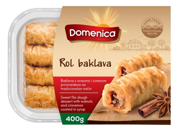 Domenica Baklava roll 400g