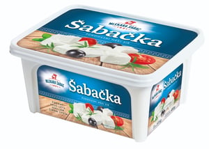 Mlekara Sabac Beli sir Sabacka 45%mm 450g