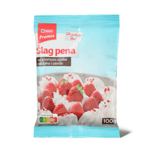 Maxi Slag pena slatka pavlaka i vanila 100g