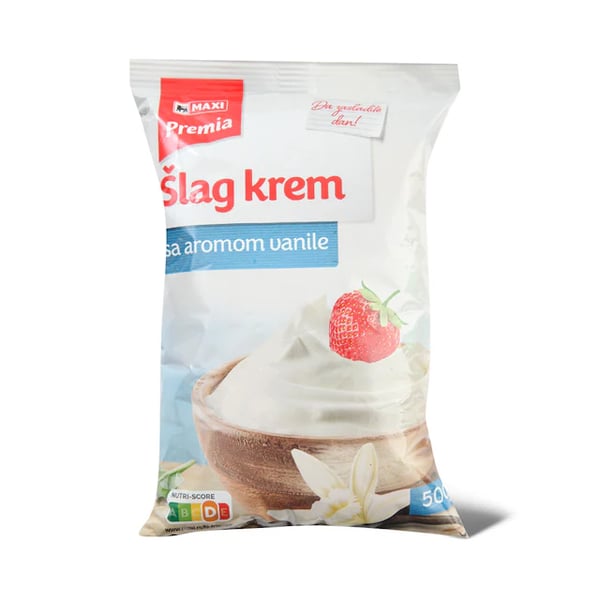 Maxi Slag krem sa aromom vanile 500g