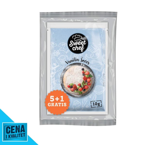 Sweet Chef Vanilin šećer 5+1 gratis 60g