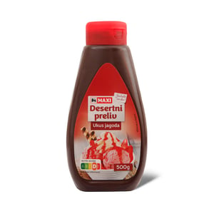 Maxi Desertni preliv jagoda 500g
