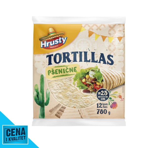 Hrusty Tortilja psenicna 780g