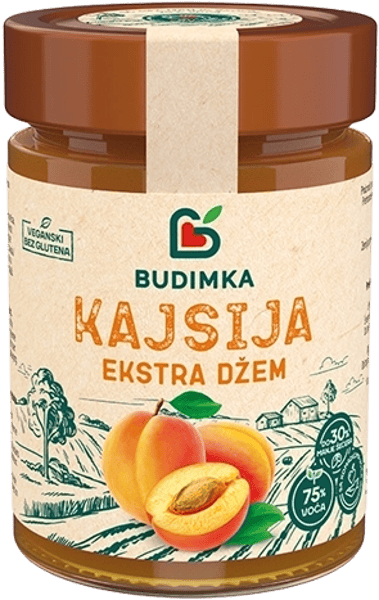 Budimka Džem Extra kajsija 370g