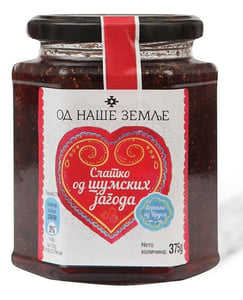Od Nase Zemlje Slatko šumska jagoda 375g