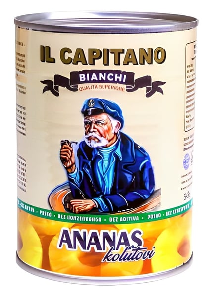 Il Capitano Kompot ananas kolutovi 580ml
