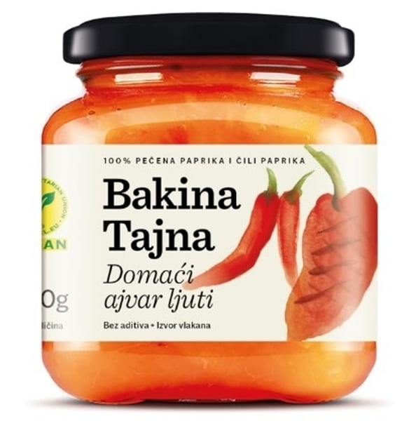Bakina Tajna Ajvar ljuti 550g