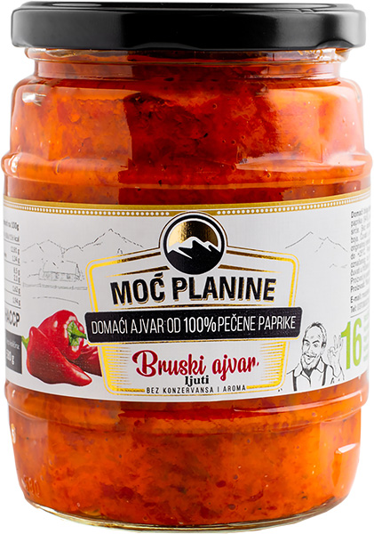 Moc Planine Ajvar domaći ljuti 580g