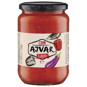 K Plus Ajvar ljuti 680g