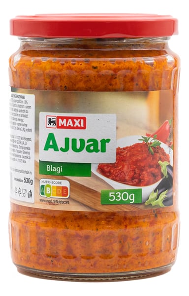 Maxi Ajvar blagi 530g
