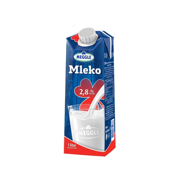 Meggle Mleko ster. 2.8% 1L TP