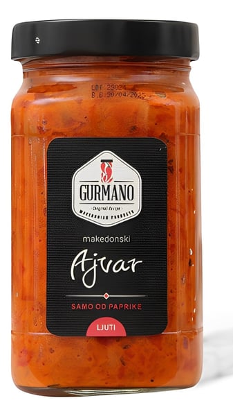 Gurmano Ajvar ljuti 490g