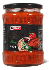 Maxi Ajvar Chunky blagi 540g