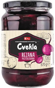 K Plus Cvekla rezana 670g