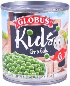 Globus Grašak ekstra fini kids 200g