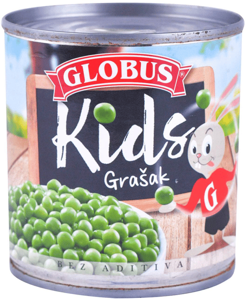 Globus Grašak ekstra fini kids 200g