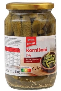 Maxi Kornišoni Baby 680g