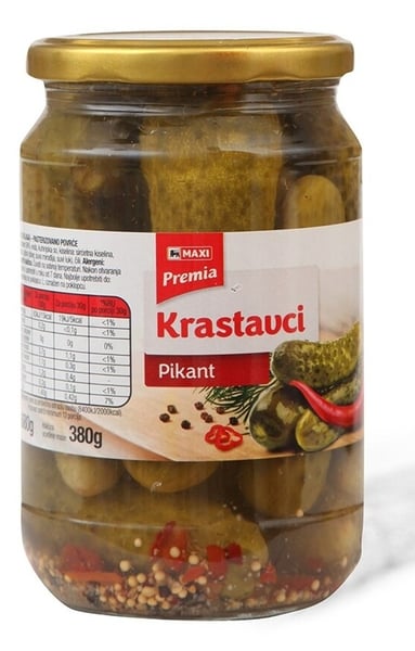 Maxi Krastavci pikant 670g