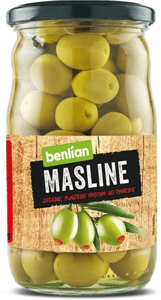 Benlian Zelene masline sa paprikom 700g