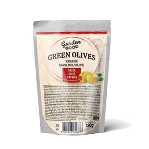 Garden Good Zelene masline sa paprikom 180g