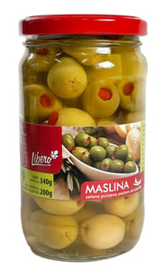 Libero Zelene masline sa paprikom 340g