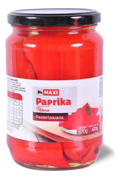 Maxi Paprike pečene 670g