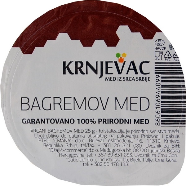 Krnjevac Med Bagremov 25g