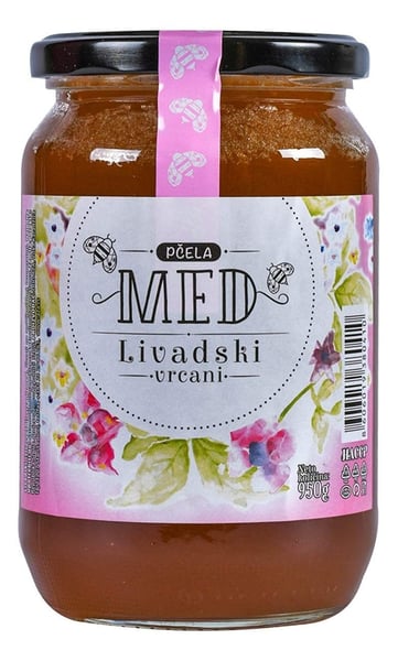 Pcela Med Livadski 950g