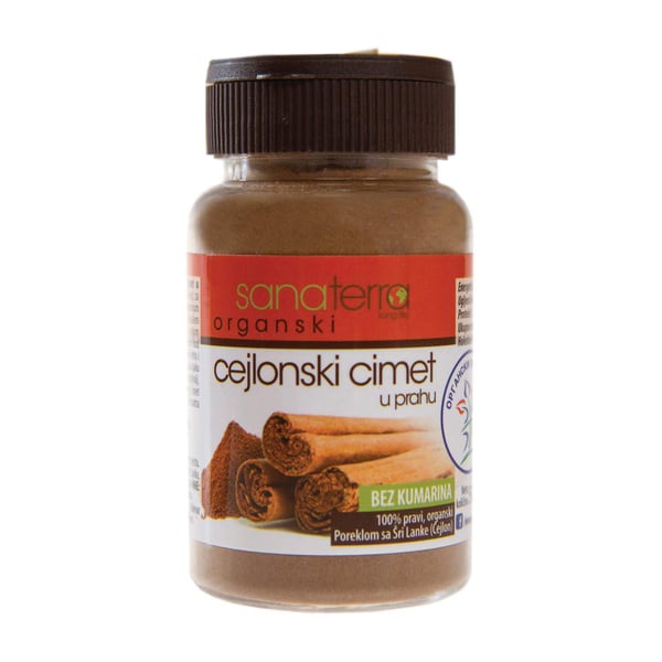 Sanaterra Cimet u prahu organski cejlonski 40g