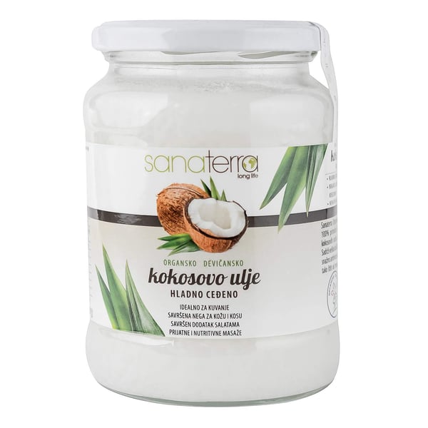 Sanaterra Kokosovo ulje organsko devicansko 560g