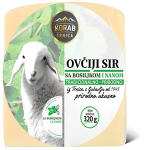 Korab Trnica Ovciji sir nana bosiljak 320g