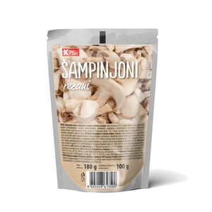 K Plus Sampinjoni seckani 180g