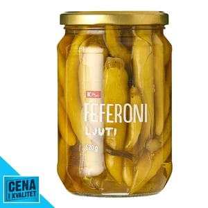 K Plus Feferoni ljuti 620g