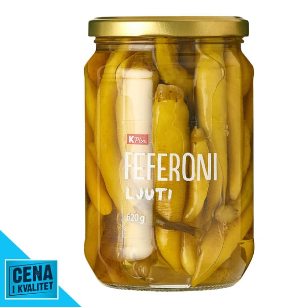 K Plus Feferoni ljuti 620g