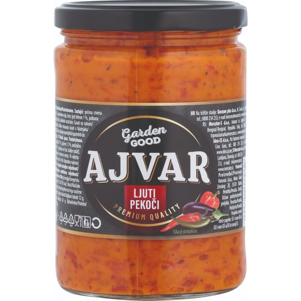 Garden Good Ajvar ljuti 550g